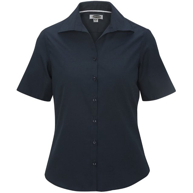 Edwards Garment Womens Short Sleeve Poplin Shirt