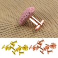 thumbnail image 4 of Abbracc 10Pcs Cufflinks Blank Setting Trays Base for Cabochon Jewelry Cuff Links gold, 4 of 9