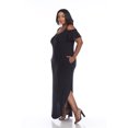thumbnail image 2 of White Mark Women's Cold Shoulder Maxi Dress, 2 of 5