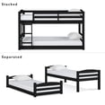 thumbnail image 3 of DHP Sierra Transitional Twin Bunk Beds for Kids, 3 of 7