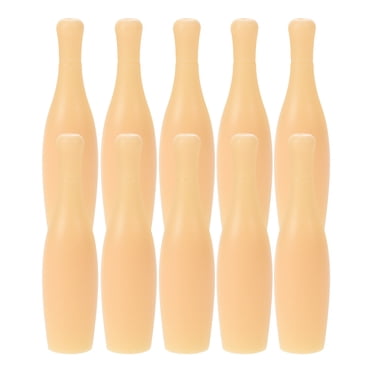KAKOWELY 10Pcs Tiny Bowling Pin Portable Small Bowling Game Bowling Pin Tabletop Bowling Pin Part Bowling Supply,2.36"X0.59"X0.59"