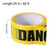 thumbnail image 2 of Unique Bargains Caution Warning Stripe Sticker Adhesive Tape DANGER Marking, 82 Ft x 2 Inch(LxW), Yellow Black, 2 of 3