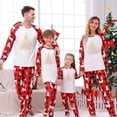 thumbnail image 4 of RXMEKW Ensemble de Pyjama Imprimé Arbre de Noël Vêtements de Nuit Assortis pour Femmes Hommes Enfants Rouge, 4 of 7