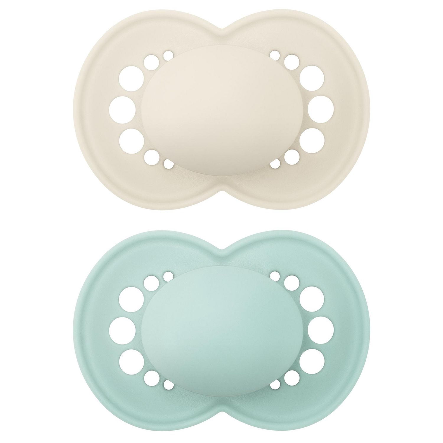 Suce MAM Original Matte (emballage de deux, 1 boîtier de stérilisation), suces 16 mois et plus