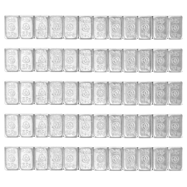 5 Strips Adhesive 5-10g Wheel Weight For Cars Motorcycles Atvs And Suvs Stick- Weights For Improved Stability And Reduced Vibration