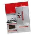 thumbnail image 2 of Kitchen Playset Sink Set for Play Games Gifts Red, 2 of 8