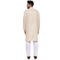 thumbnail image 3 of Maple Clothing Kurta Pyjama en Coton Tenue Ethnique Imprimée Indienne Tenue Décontractée (Blanc Cassé, 3TG), 3 of 6