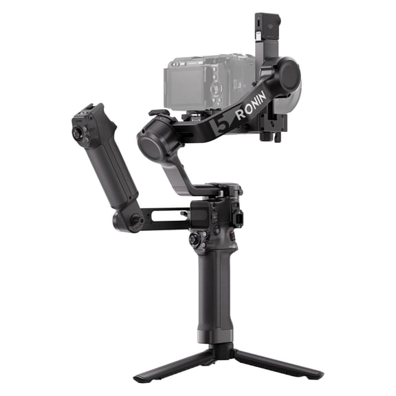 DJI RS 5 Stabilisateur à Cardan Combo / Compatible avec Caméras Canon/Sony/Nikon/Fujifilm / Stabilisation 3 Axes, Mode Mallette, Écran Tactile OLED