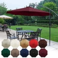 thumbnail image 3 of Grand Parasol d'Extérieur pour Patio 106 Pouces 6 Baleines Parasol de Marché pour Table, Parasol de Piscine 190T Robuste Résistant à la Pluie et aux UV, Toile Supérieure de Remplacement pour Parasol Auvent de Remplacement (Cadre Non Inclus), 3 of 6