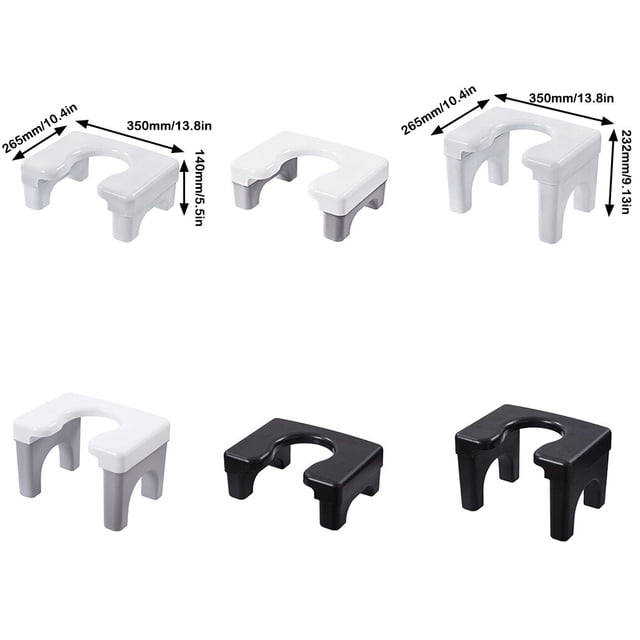 Elevated Bathroom Stool For – Strong Bearing Bathroom Stools Bathroom For Children's Portable Toilet Widened Panel – And Bathroom Stool For black High end