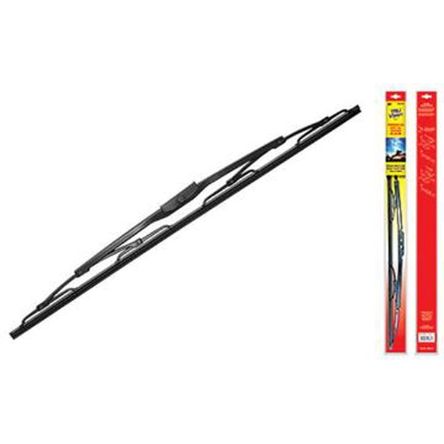 RV Designer Windshield Wiper Blade TRU6-32 32 Inch Length; Single Blade; Without Spoiler; Black; Rubber Wiping Element; Heavy Duty; Powder Coated Metal Frame