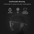 thumbnail image 5 of Active Shutter 3D Glasses, 144Hz Refresh Rechargeable 3D Glasses for DLP L Ink 3D Projector, 1080P Glasses Wearable by Myopic People with Long Battery, 5 of 5