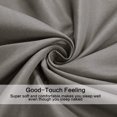 thumbnail image 4 of Topcobe Twin Size Solid Color Bed Sheet Set for Adults Teens, Dark Gray, 4 of 7
