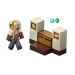 Minecraft Duster’s Loot Stash Action Figure & Accessories Set with Hidden Treasure Feature