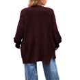 thumbnail image 3 of Automne Couleur Unie Manches Longues Pull en Tricot avant, 3 of 4