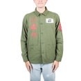 thumbnail image 1 of Naruto Kakashi Hatake Symbols Olive Green Jacket, 1 of 2