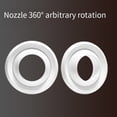 thumbnail image 2 of Round Ventilation Nozzles 360 Rotating Jet Vents Compact Design Noise Reduction Adjustable Opening Air Circulation, 2 of 12