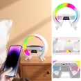 thumbnail image 1 of Dvkptbk Wireless Charger Lamp Bluetooth Speaker Music Clock Alarm Key And APP Control, 1 of 9