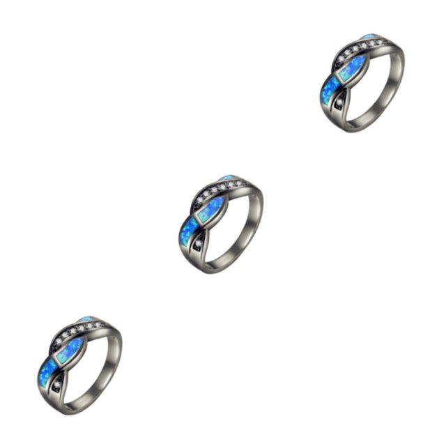 Decodeary Bague Vintage pour Femmes Adaptée à Diverses Occasions avec Cadeaux Classiques 6 3Set