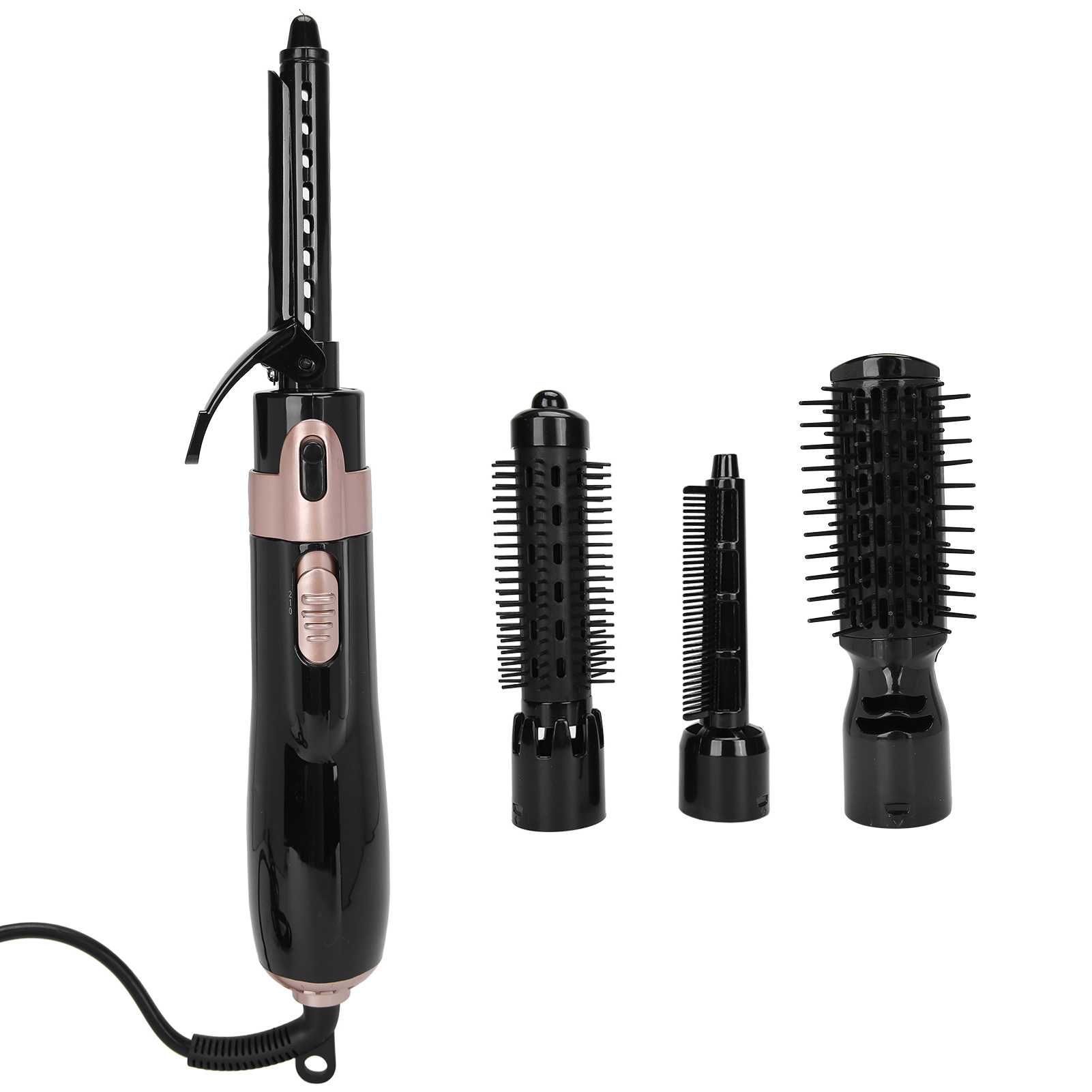 Hair Curler Curling Iron Wand With 4 In1 Ceramic Heating,  2-Speed Temperature Adjustment Hair Curlers For Long Hair Short Hair