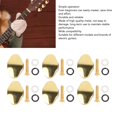 thumbnail image 3 of 6 Pcs Piquet de Réglage de Guitare, Bouton de Tête de Tuner avec Vis et Rondelles pour Guitare Électrique, 3 of 8