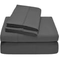 thumbnail image 2 of 1200 Threat Count 100 % Egyptian Cotton 4-Pcs Sheet for Cot Bunk Bed- Deep 10-Inch Solid Pattern, 2 of 4