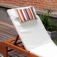 thumbnail image 1 of LSLJS Outdoor Chaise Lounge Waterproof Pillow Cover Striped Printed Headrest Cushion Cushion Cover with Core Pillow, 1 of 7