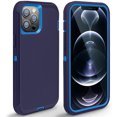 thumbnail image 1 of [PST] iPhone 13 Pro (6.1") Hard Case, Anti-Drop Triple 3 Layers Shockproof Heavy Duty Defender Hard Case Cover, 1 of 3