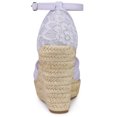 thumbnail image 3 of BLISSFUL STEP Sandales Compensées Espadrilles à Talon Compensé pour Femmes, 3 of 6