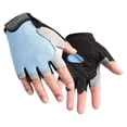 thumbnail image 1 of Kids Half Finger Sports Gloves for Outdoor Cycling Exercise Riding Biking Skating Climbing Lightweight Breathable Durable, 1 of 3