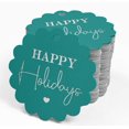 thumbnail image 4 of Inkdotpot Real Silver Foil Happy Holiday Tags Favor Hang Paper Tags 100 Piece, 4 of 6