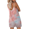 thumbnail image 4 of ORUYROP SNUGWIND Femmes Casual Sans Manches Sangle Lâches Combinaisons Réglables Stretch Shorts Romper avec Poches, 4 of 4