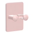 thumbnail image 2 of ZheElen Support Mural pour Rasoir Universel Couleur Unie Organisateur de Rangement en Plastique pour la Maison Support de Rangement Vertical pour Rasoirs Rose, 2 of 6