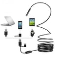thumbnail image 2 of Endoscope 3 in 1 USB / Micro USB / Type C Megapixel HD Endoscope waterproof semi-rigid cable snake camera for Android Phone / Windows / MacBook OS computer, 2 of 6