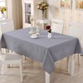 thumbnail image 2 of TopOne Nappe Anti-Huile Anti-Déversement Nappe Housse de Table pour Table à Manger Buffet Fêtes Camping, 2 of 2