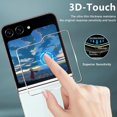 thumbnail image 3 of PST [2 Packs] Samsung Galaxy Z Flip 6 Screen Protector, Premium Tempered Glass Screen Protector with Case Friendly & Bubble Free, 3 of 5