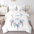 thumbnail image 1 of YST Ensemble de Literie Bohème Attrape-Rêves avec Couette, Hippie Boho Attrape-Rêves, Ensemble Tout-en-un, Format Grand Lit, 7 Pcs, 1 of 4