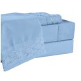 thumbnail image 2 of Italian Design 1800 Series Egyptian Comfort Super Soft Embroidery 3 Piece Sheet Set (Twin, Royal Blue), 2 of 2