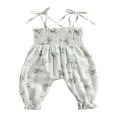 thumbnail image 1 of Combinaison en Coton Plissé Sans Manches pour Fille Enfant en Bas Âge, 1 of 5