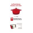 thumbnail image 4 of 3.5 Litre Kitchen Star Cast Iron Dutch Oven 24cm, Red, 4 of 6