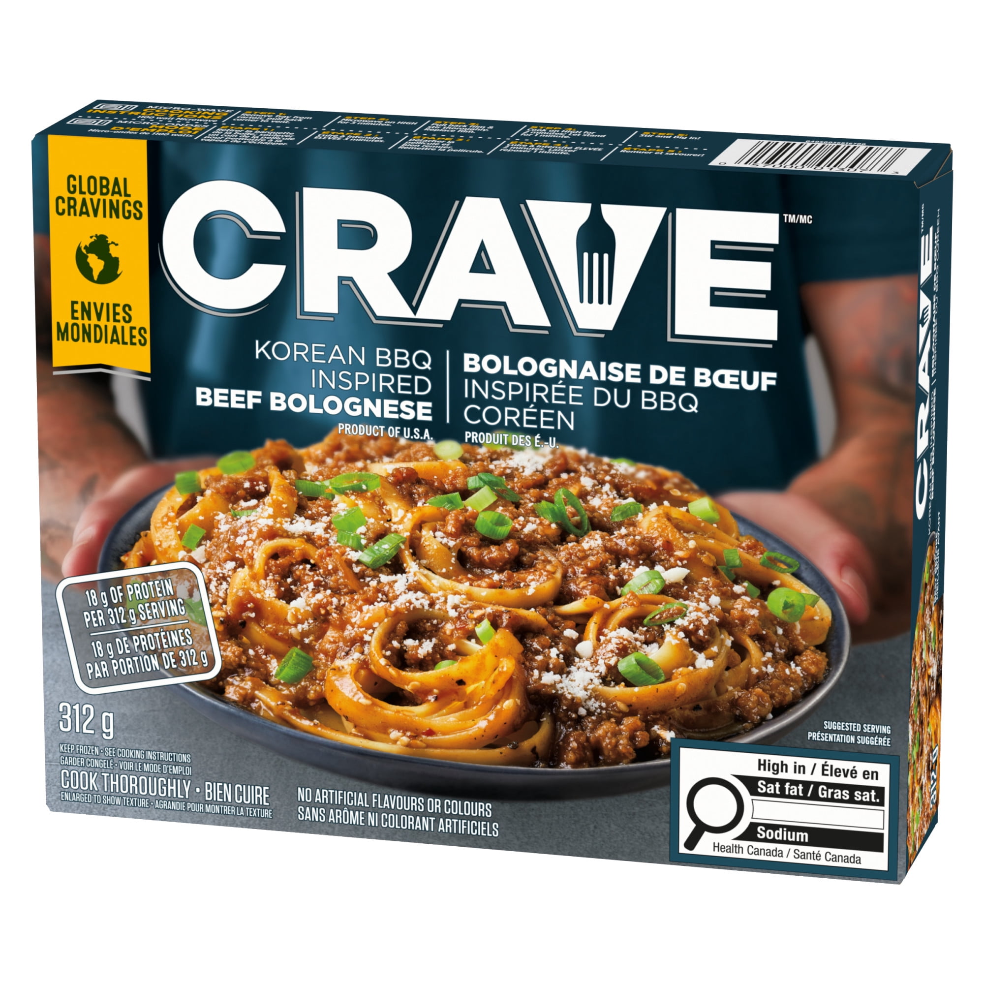 Bœuf Bolognaise Façon Barbecue Coréen Surgelé, Boîte