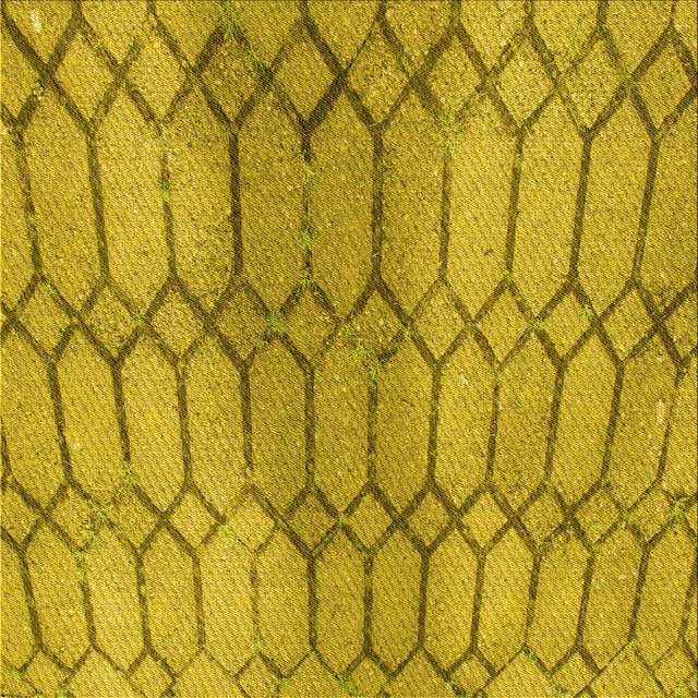 Ahgly Company Tapis d'Intérieur Lavable en Machine Carré Transitionnel Bisque Foncé Brun, 8 Pieds Carré