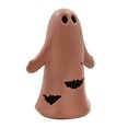 thumbnail image 2 of Boo w/ Bats Cut-Out Pink Ceramic LED Holder - 6.75 inches, 2 of 5