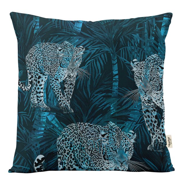VargottamSquare Pillow Cover - Decorative Pillow Covers18x18 Inches,PrintedTeal BlueThemePillowcase, DecorativeSquareCushionCovers