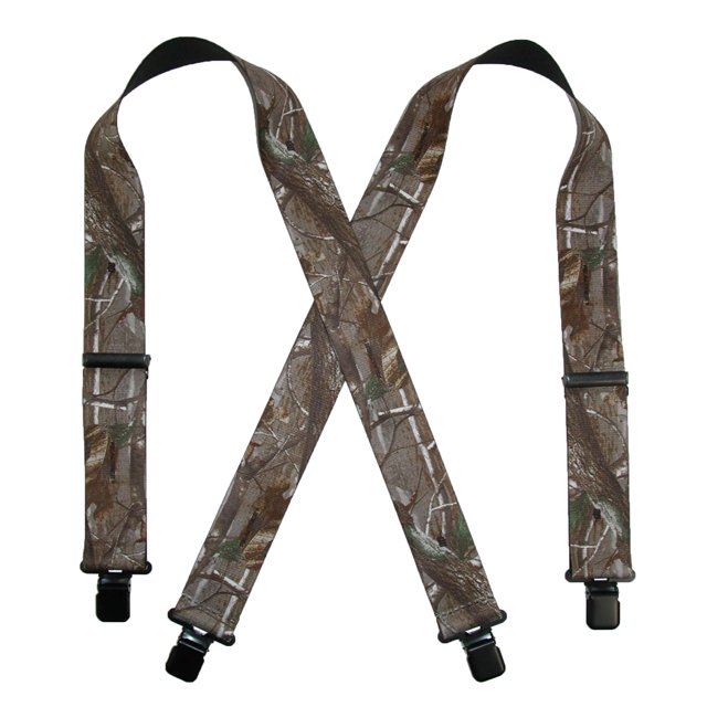 CTM® Bretelles Camo Realtree Élastiques à Clip de 2 Pouces (Hommes)