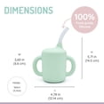 thumbnail image 2 of Melii 3-in-1 Silicone Sippy Cup for Babies and Toddlers, 5.4 oz / 160 ml, 2 of 4
