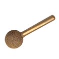 thumbnail image 4 of koolsoo Forme de Boule Ronde Diamant Tête de Meulage Forets Outils Rotatifs 18mm 100 Grains, 4 of 7