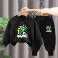 thumbnail image 3 of Pisexur Ensemble de Vêtements d'Automne pour Bébés Filles Garçons 2 Pcs Mode Décontractée Imprimé Mignon Manches Longues Col Rond Chandails en Molleton et Pantalons de Survêtement Ensemble de Survêtement pour Enfants Filles Garçons 3-8 Ans, 3 of 4