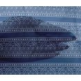 thumbnail image 4 of oneOone Viscose Chiffon Fabric Leaves & Chevron Block Printed Fabric 1 Yard 42 Inch Wide, 4 of 4