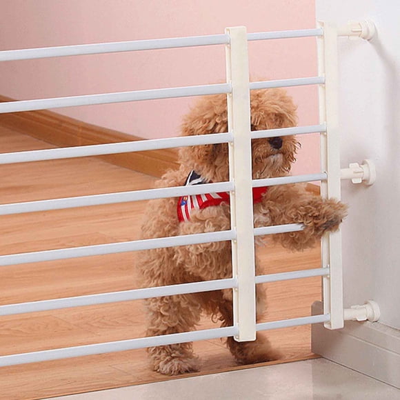 Folding Pet Gate,Tall Dog Gate with Door Walk Through,Freestanding Accordion Puppy Gate Dog Door,Metal Pet Gate for Dogs Pet Gate for The of Dogs Stair Gate for Retractable Fence Dog Gate No Drilling